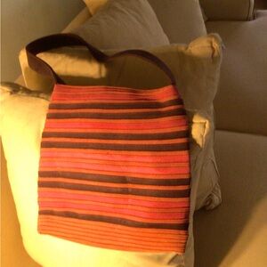 Ellington Suede/Leather Crossbody Bag